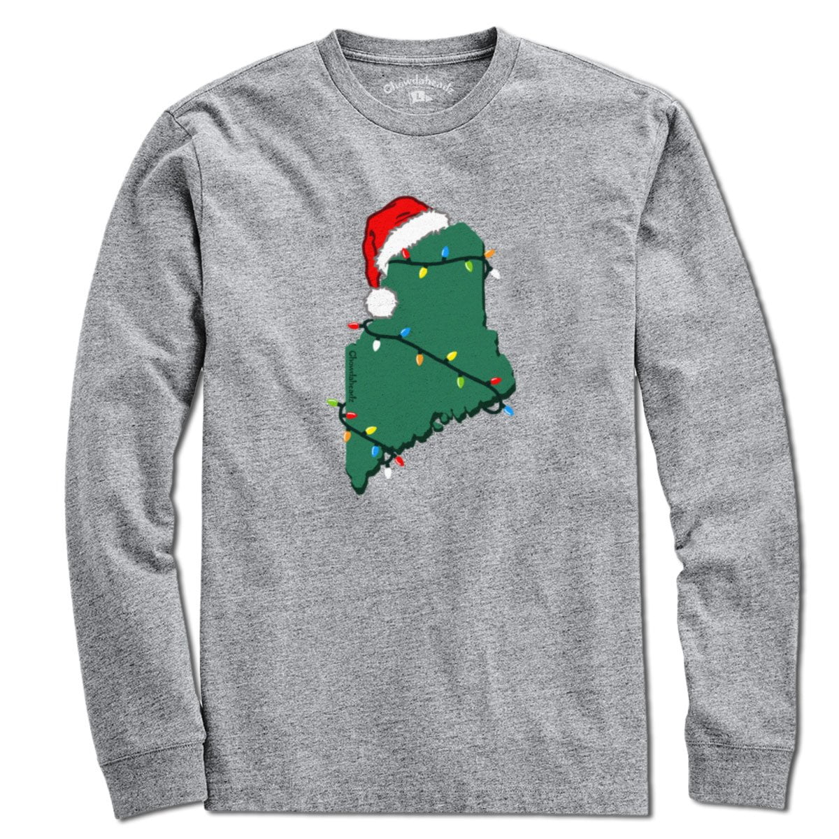 Santa Hat Maine T-Shirt - Chowdaheadz