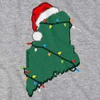Santa Hat Maine T-Shirt - Chowdaheadz