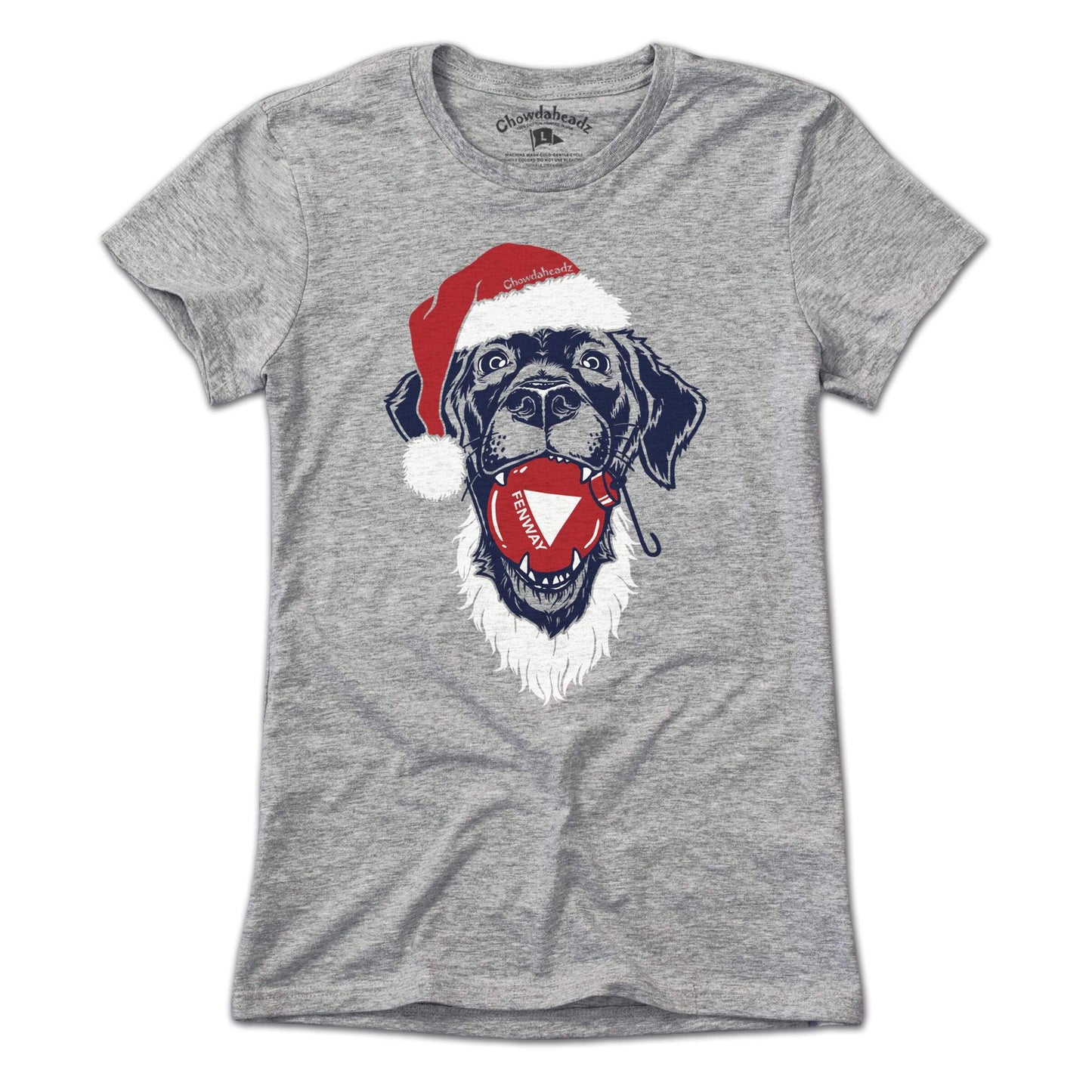 Santa Paws Fenway Dog T-Shirt - Chowdaheadz
