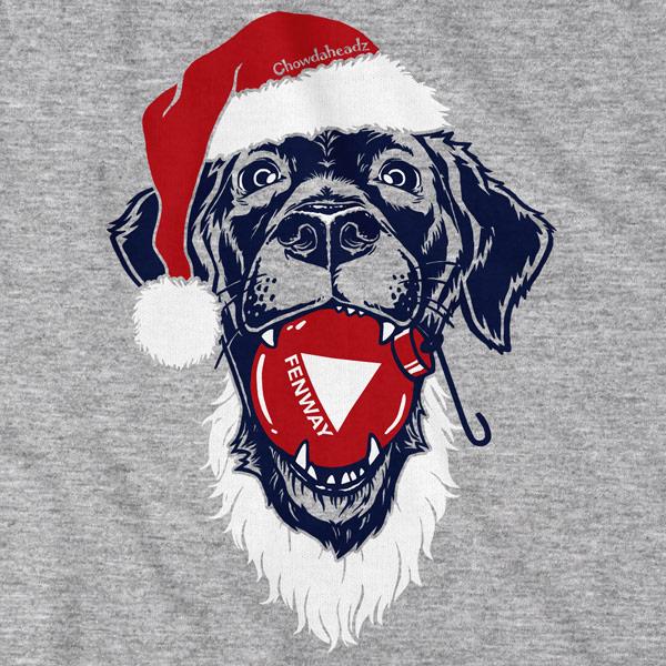 Santa Paws Fenway Dog T-Shirt - Chowdaheadz