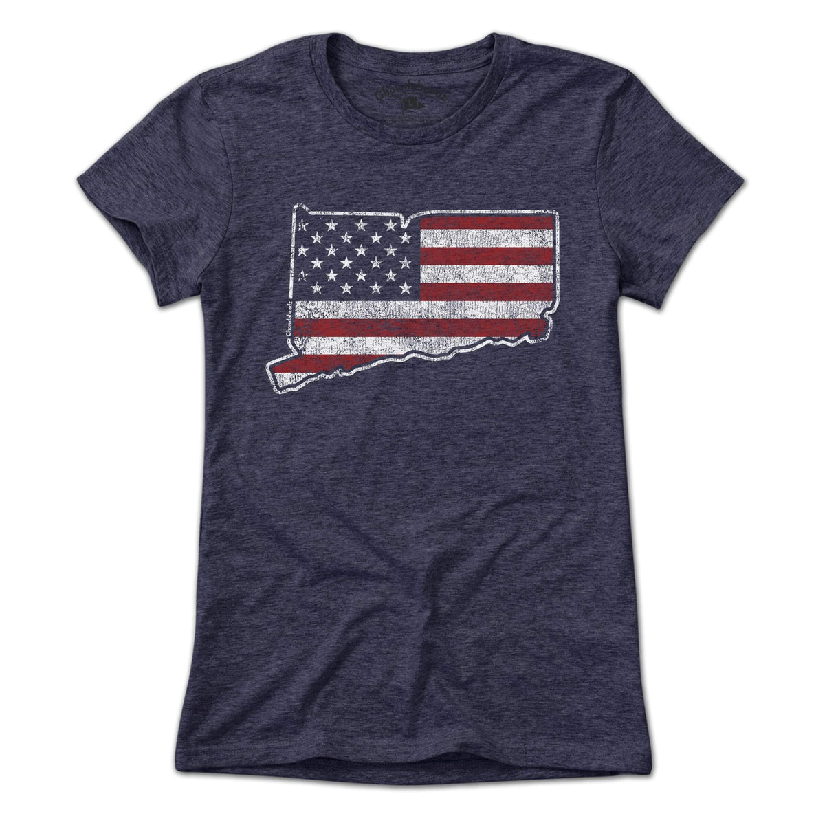 Connecticut USA t-shirt in alternate colorway — July 4th CT gift