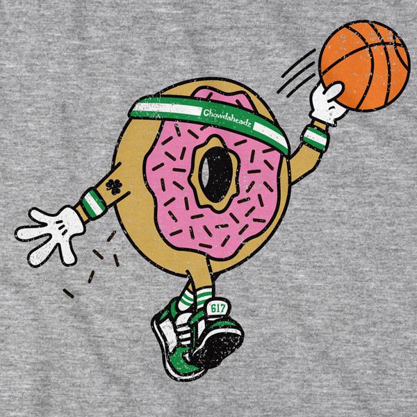 Dunking Doughnut T-Shirt - Chowdaheadz