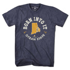 Born Into It Rhode Island T-Shirt - Chowdaheadz