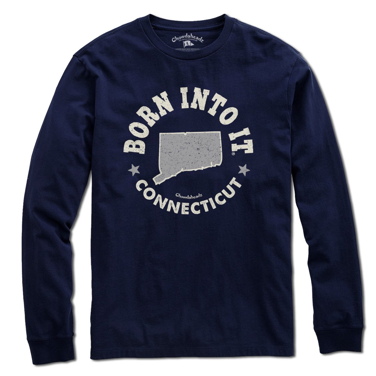 Born Into It Connecticut T-Shirt - Chowdaheadz