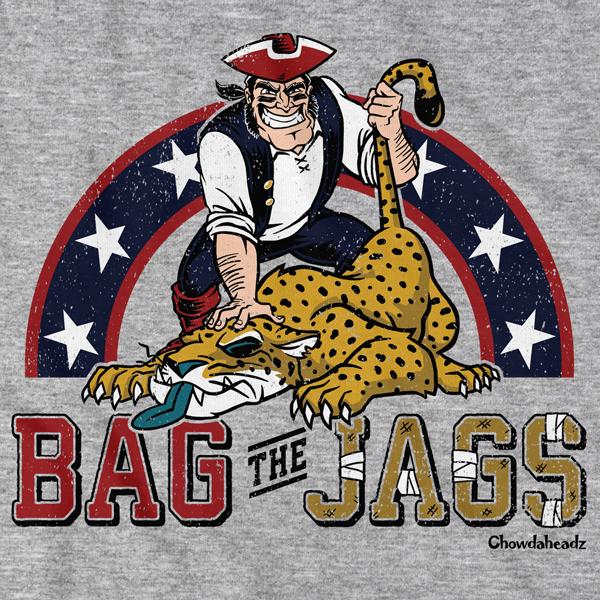 Bag The Jags New England T-Shirt - Chowdaheadz