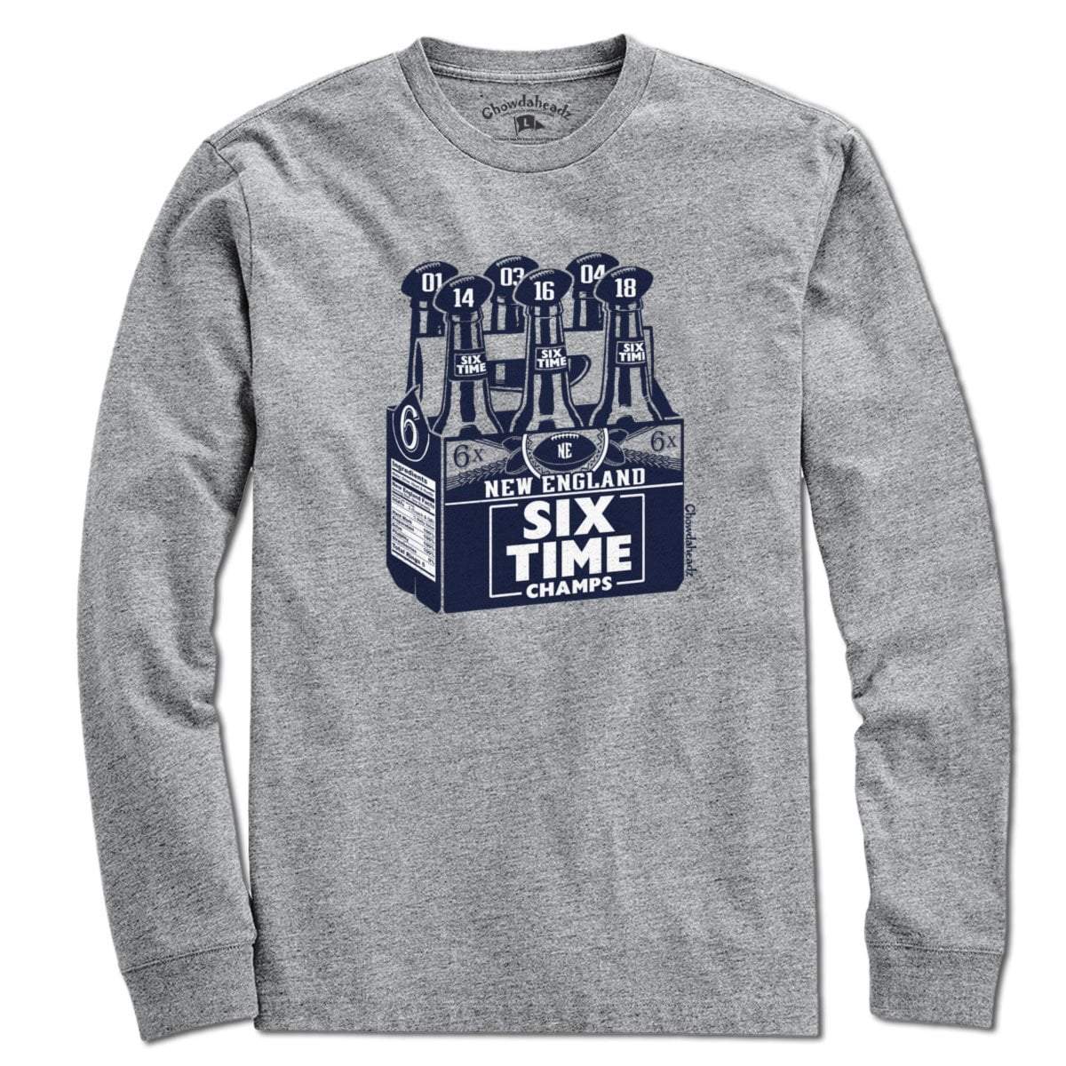 New England Six Pack T-Shirt - Chowdaheadz