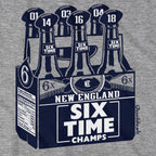New England Six Pack T-Shirt - Chowdaheadz