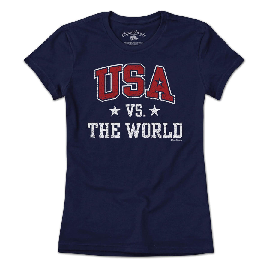 USA vs The World T-Shirt - Chowdaheadz