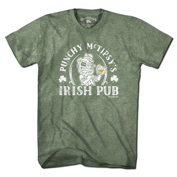 Punchy McTipsy's Irish Pub T-Shirt - Chowdaheadz