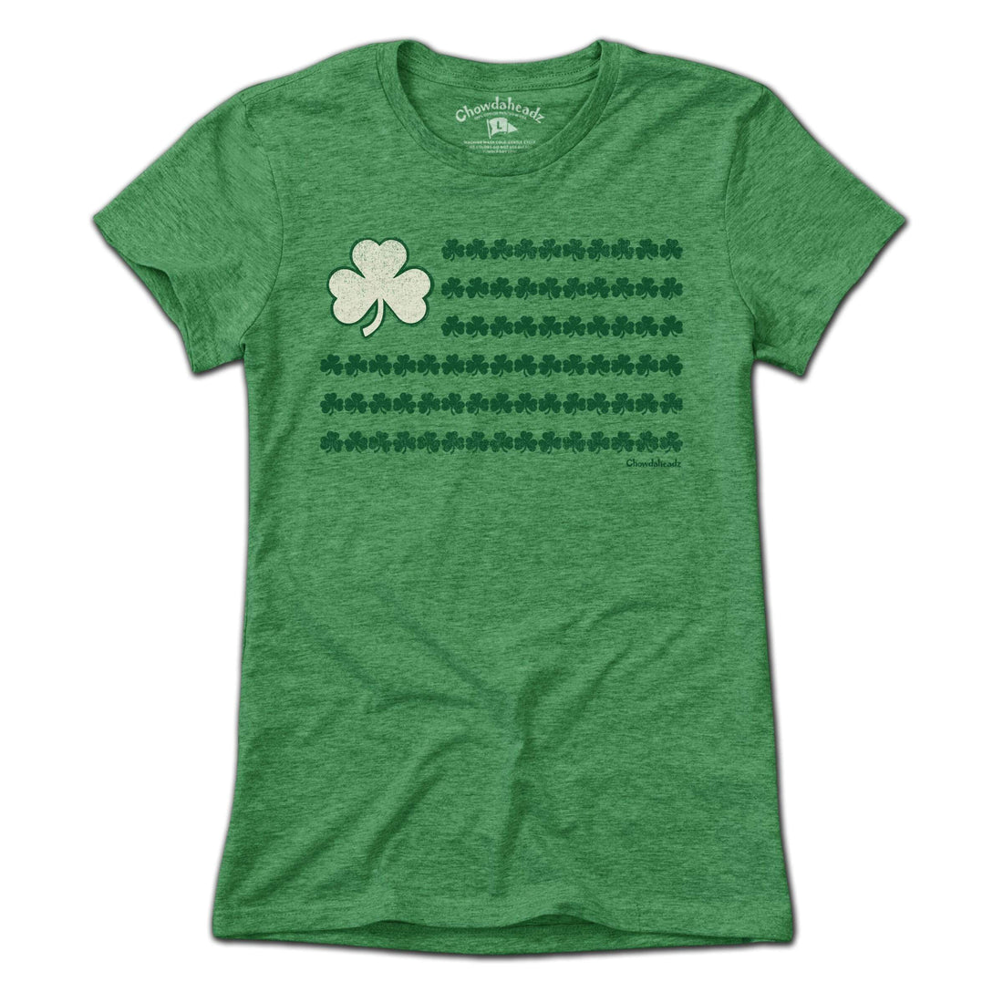 Irish Nation Shamrock Flag T-Shirt - Chowdaheadz