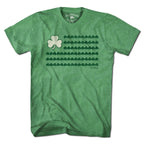 Irish Nation Shamrock Flag T-Shirt - Chowdaheadz