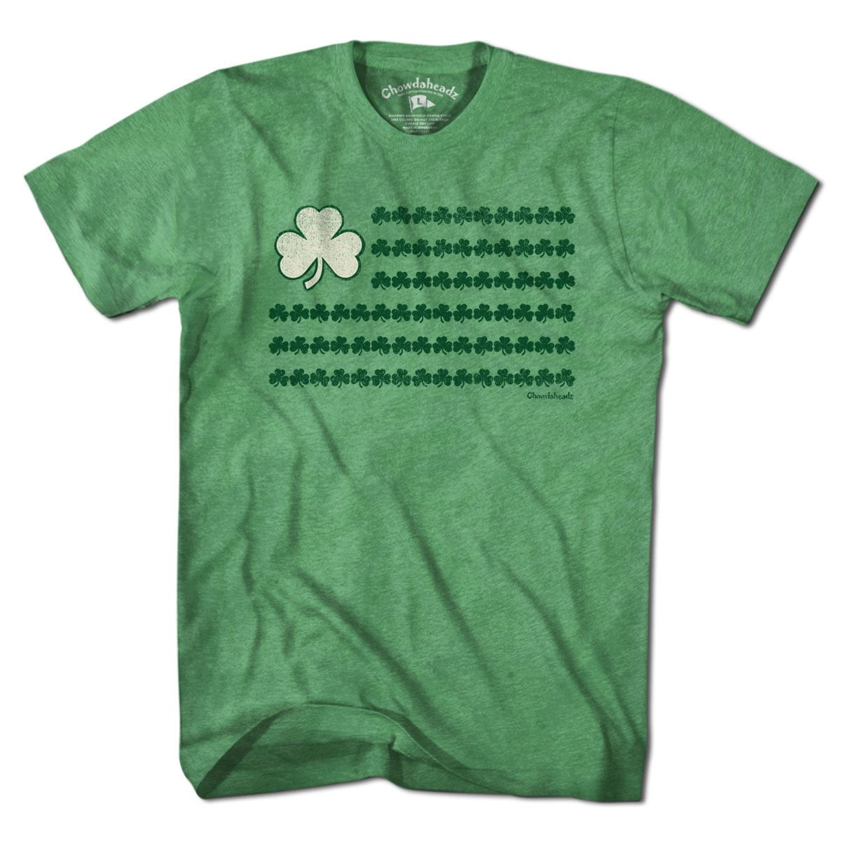 Irish Nation Shamrock Flag T-Shirt - Chowdaheadz
