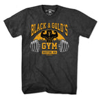 Black & Gold's Gym T-Shirt - Chowdaheadz
