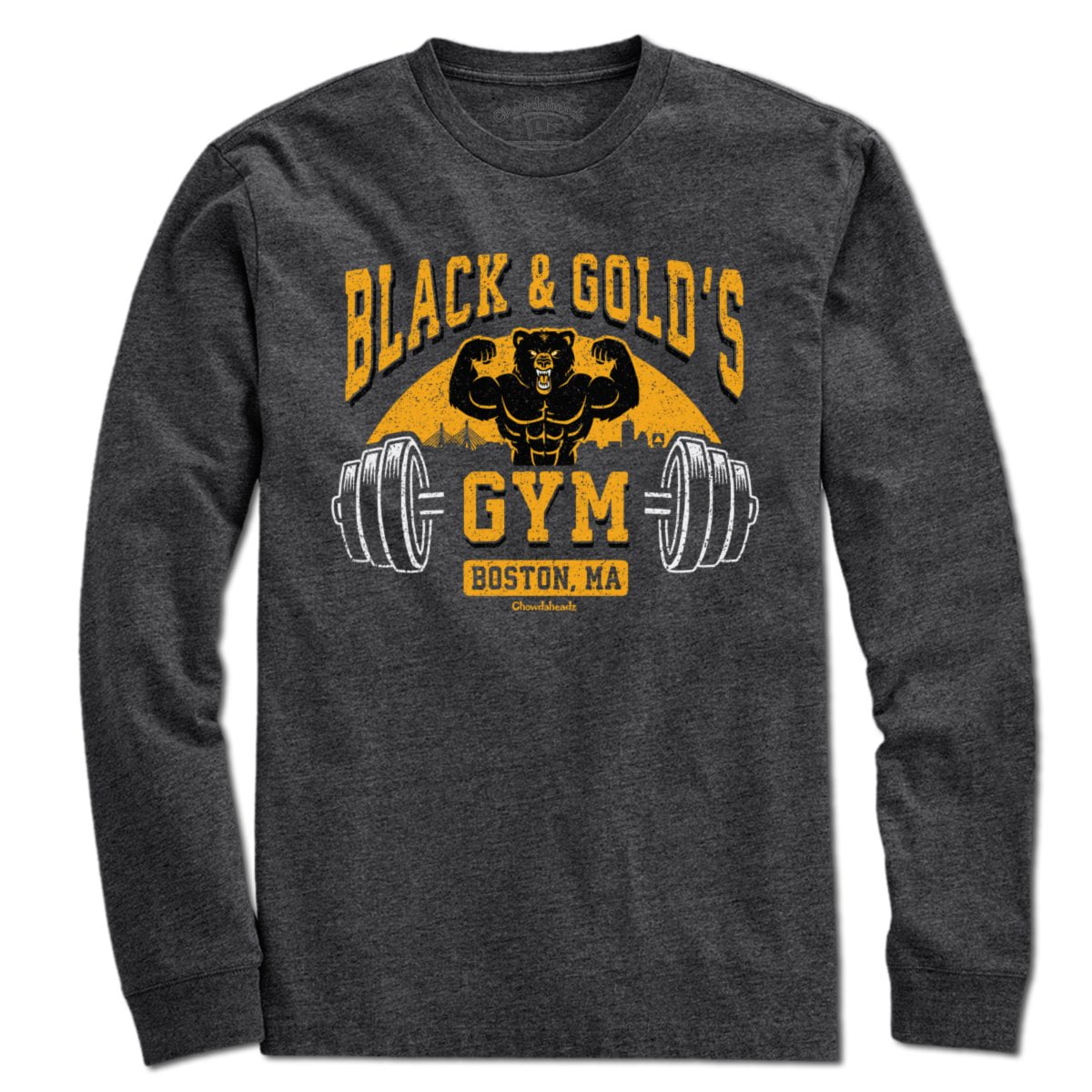Black & Gold's Gym T-Shirt - Chowdaheadz