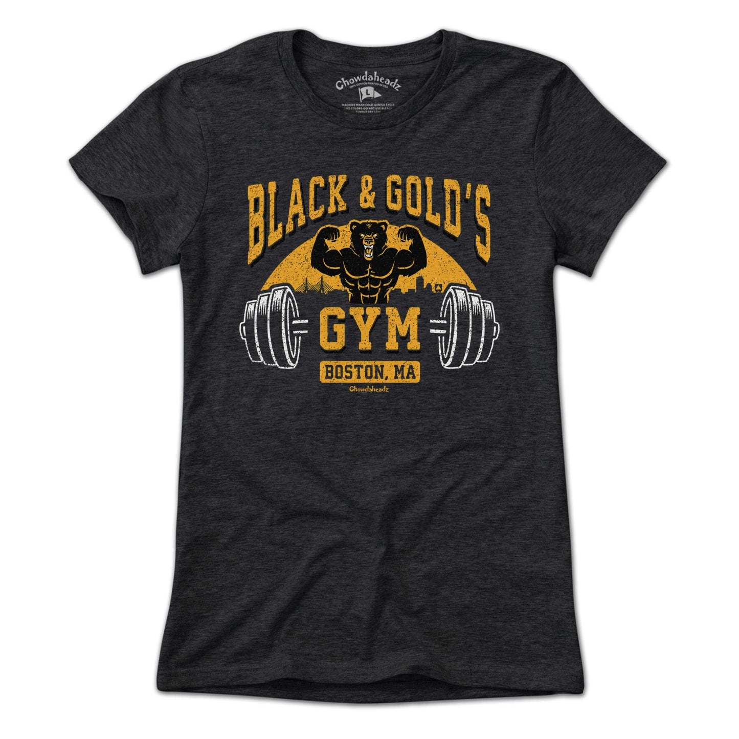 Black & Gold's Gym T-Shirt - Chowdaheadz