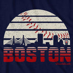 Boston Baseball Skyline T-Shirt - Chowdaheadz