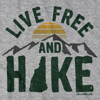 Live Free and Hike T-Shirt - Chowdaheadz