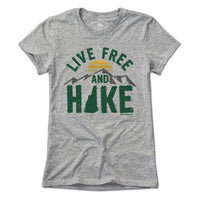 Live Free and Hike T-Shirt - Chowdaheadz