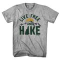 Live Free and Hike T-Shirt - Chowdaheadz