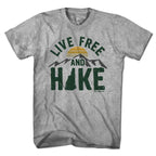 Live Free and Hike T-Shirt - Chowdaheadz