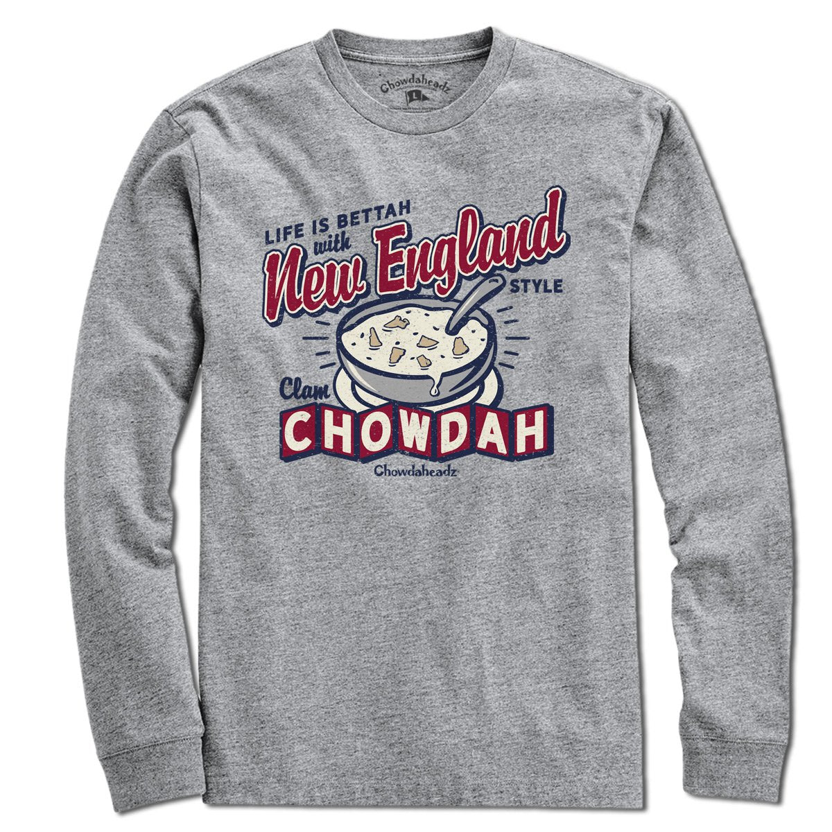 New England Clam Chowdah T-Shirt - Chowdaheadz