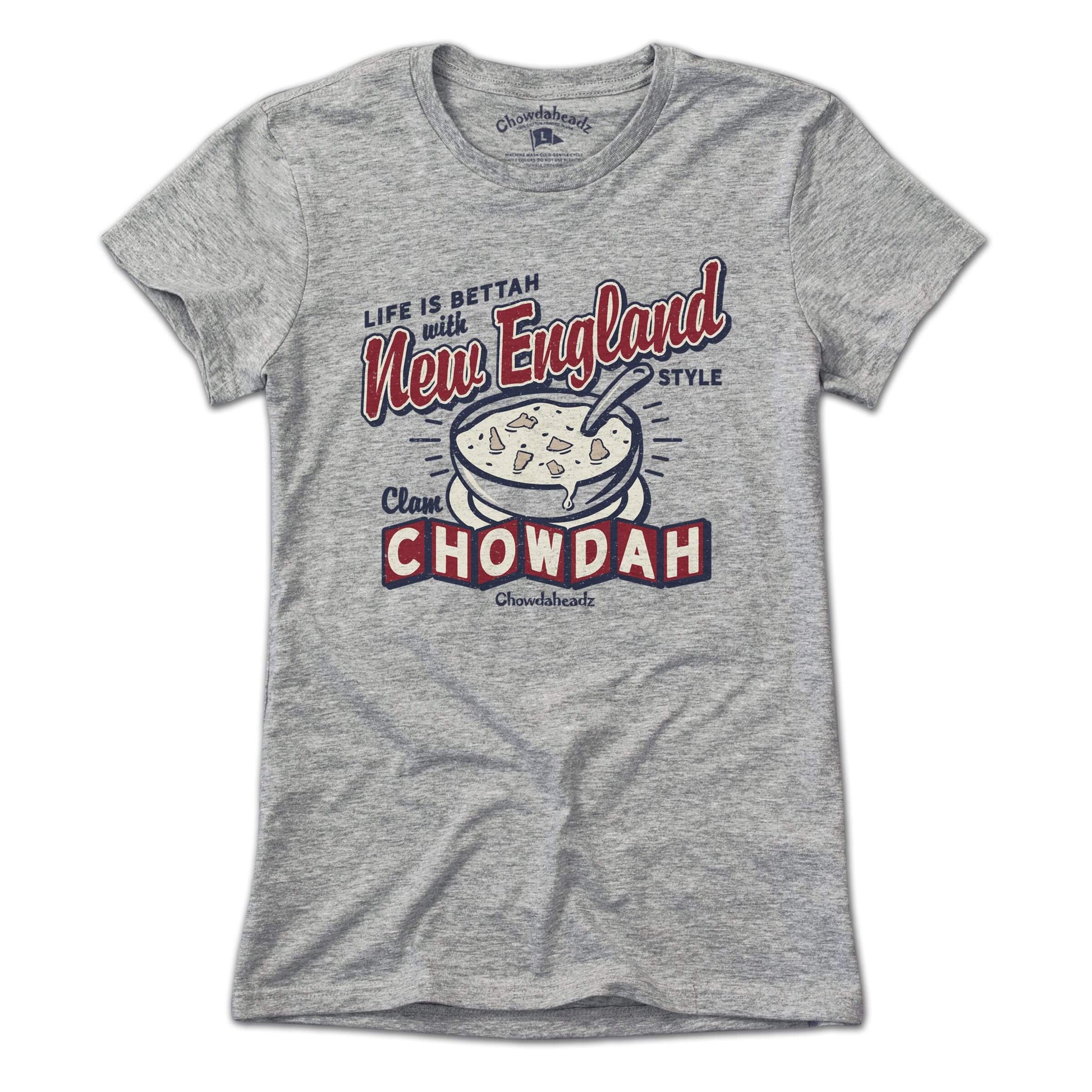 New England Clam Chowdah T-Shirt - Chowdaheadz