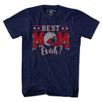 Best Mom Evah Football T-Shirt - Chowdaheadz