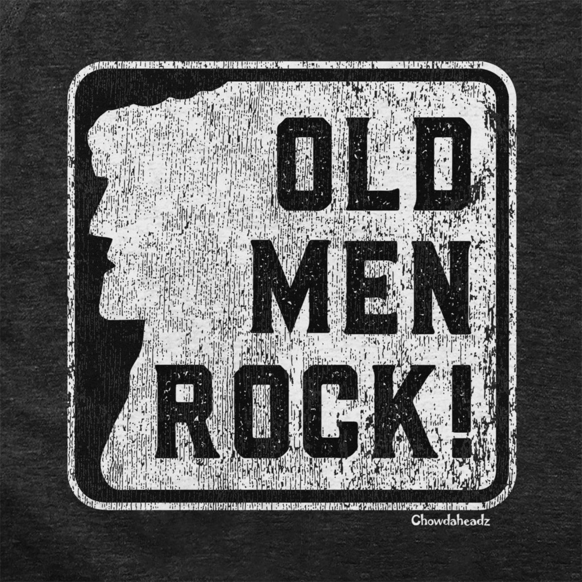 Old Men Rock Sign Hoodie - Chowdaheadz