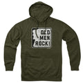 Old Men Rock Sign Hoodie - Chowdaheadz