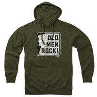 Old Men Rock Sign Hoodie - Chowdaheadz