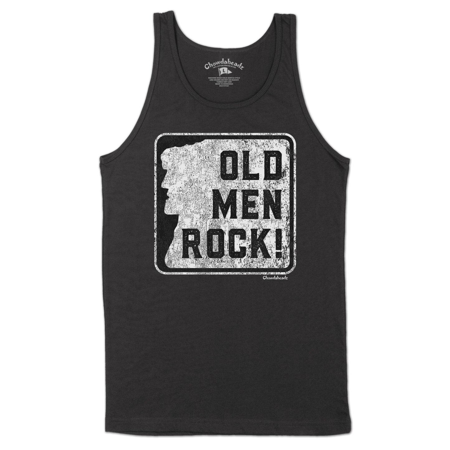 Old Men Rock Sign Men's Tank Top - Chowdaheadz