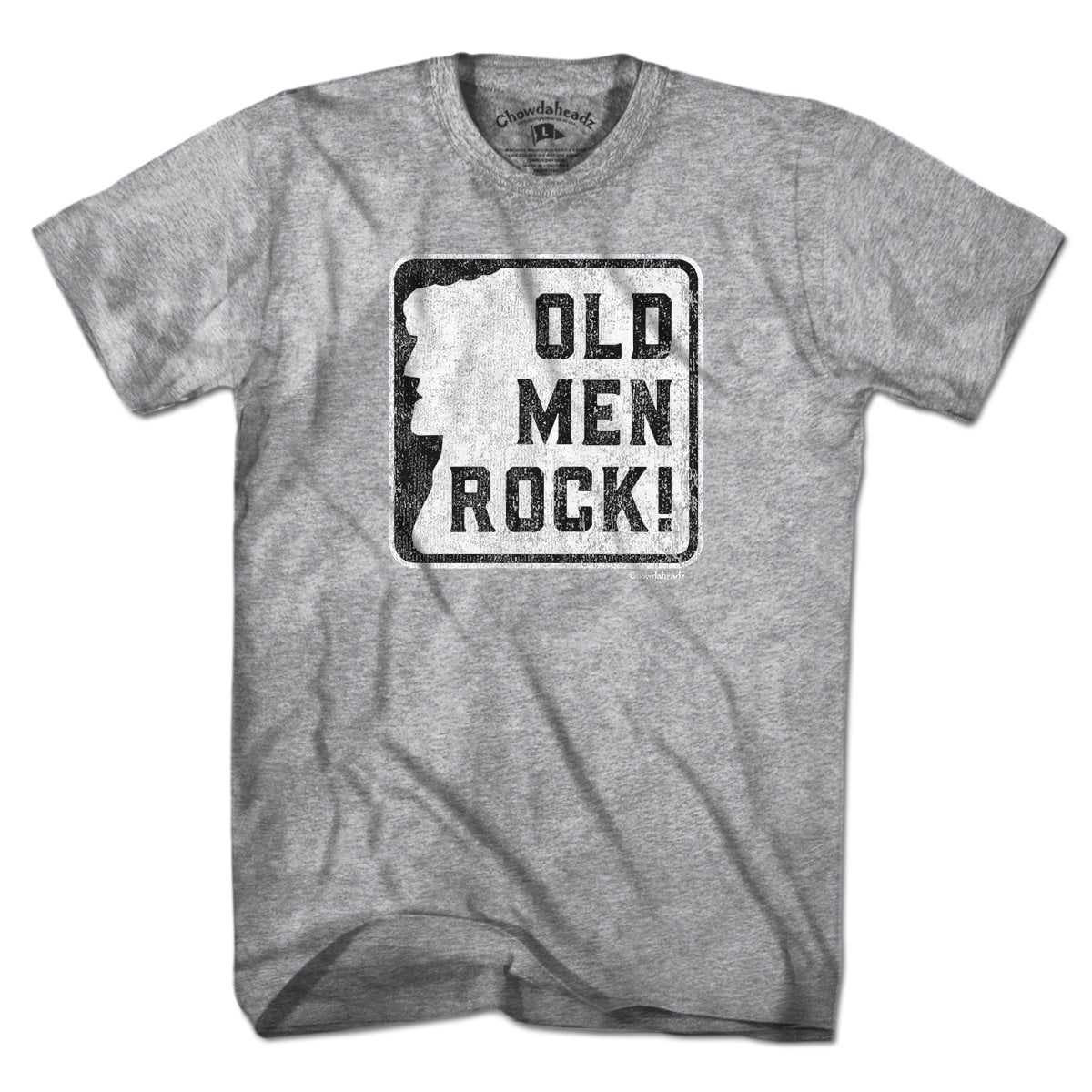 Old Men Rock Sign T-Shirt - Chowdaheadz