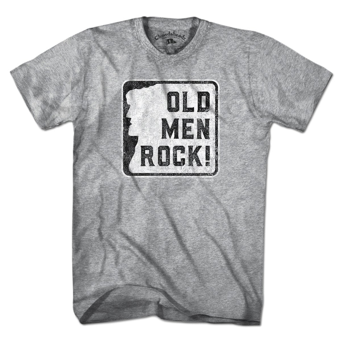 nyhed Seletøj Tilføj til Old Men Rock Sign T-Shirt – Chowdaheadz