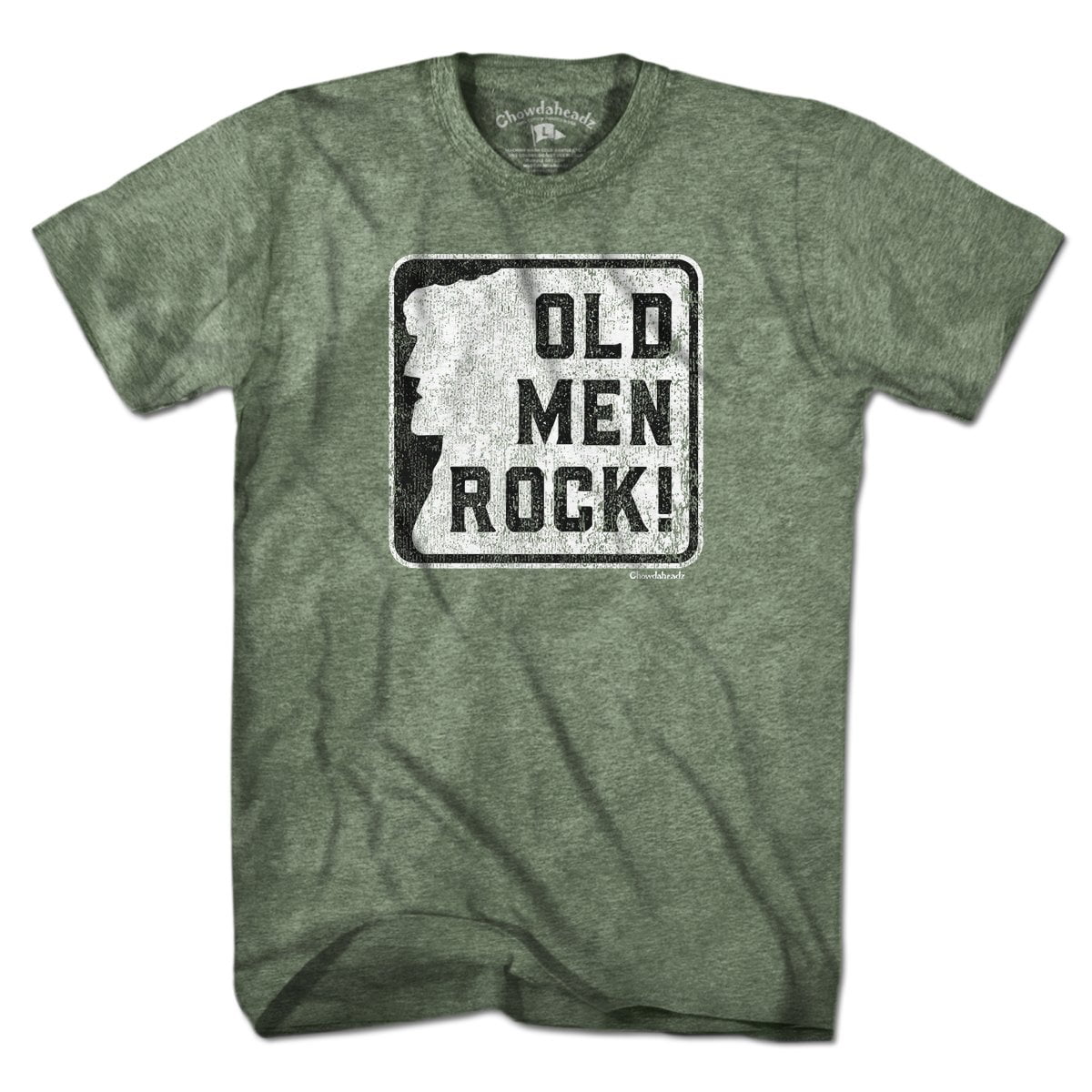 Old Men Rock Sign T-Shirt - Chowdaheadz