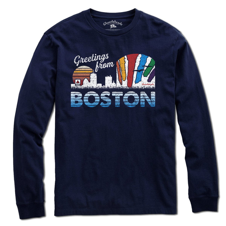 Greetings From Boston T-Shirt - Chowdaheadz