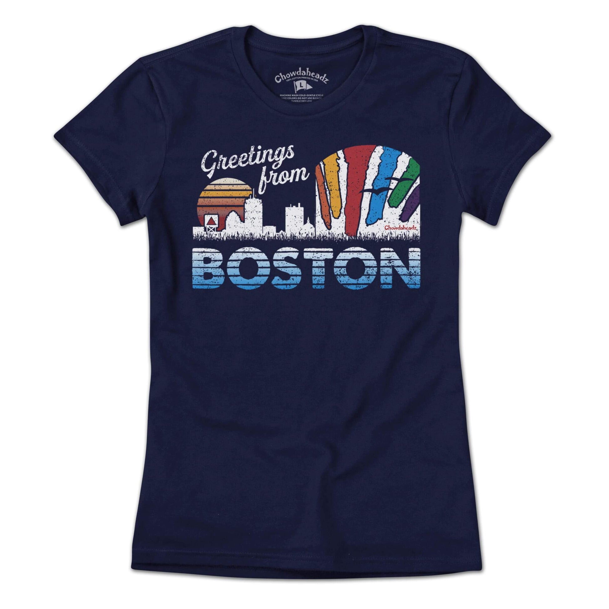 Greetings From Boston T-Shirt - Chowdaheadz
