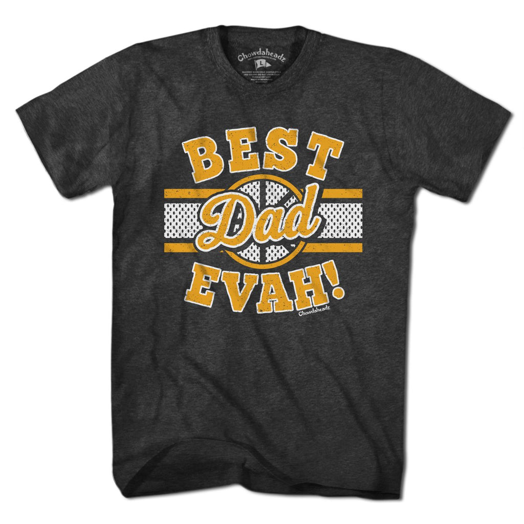 Best Dad Evah Hockey T-Shirt - Chowdaheadz