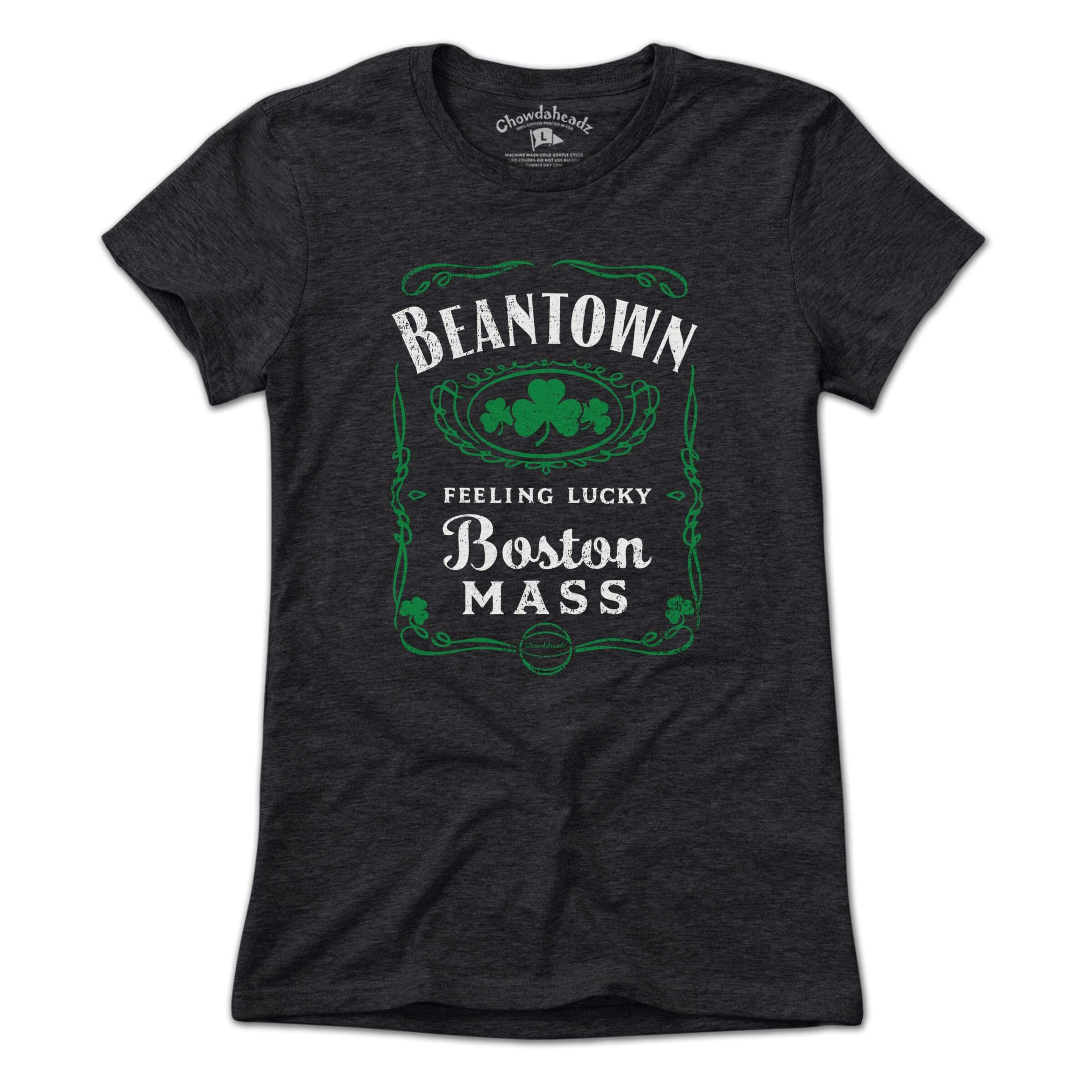Beantown Boston Mass Label T-Shirt - Chowdaheadz
