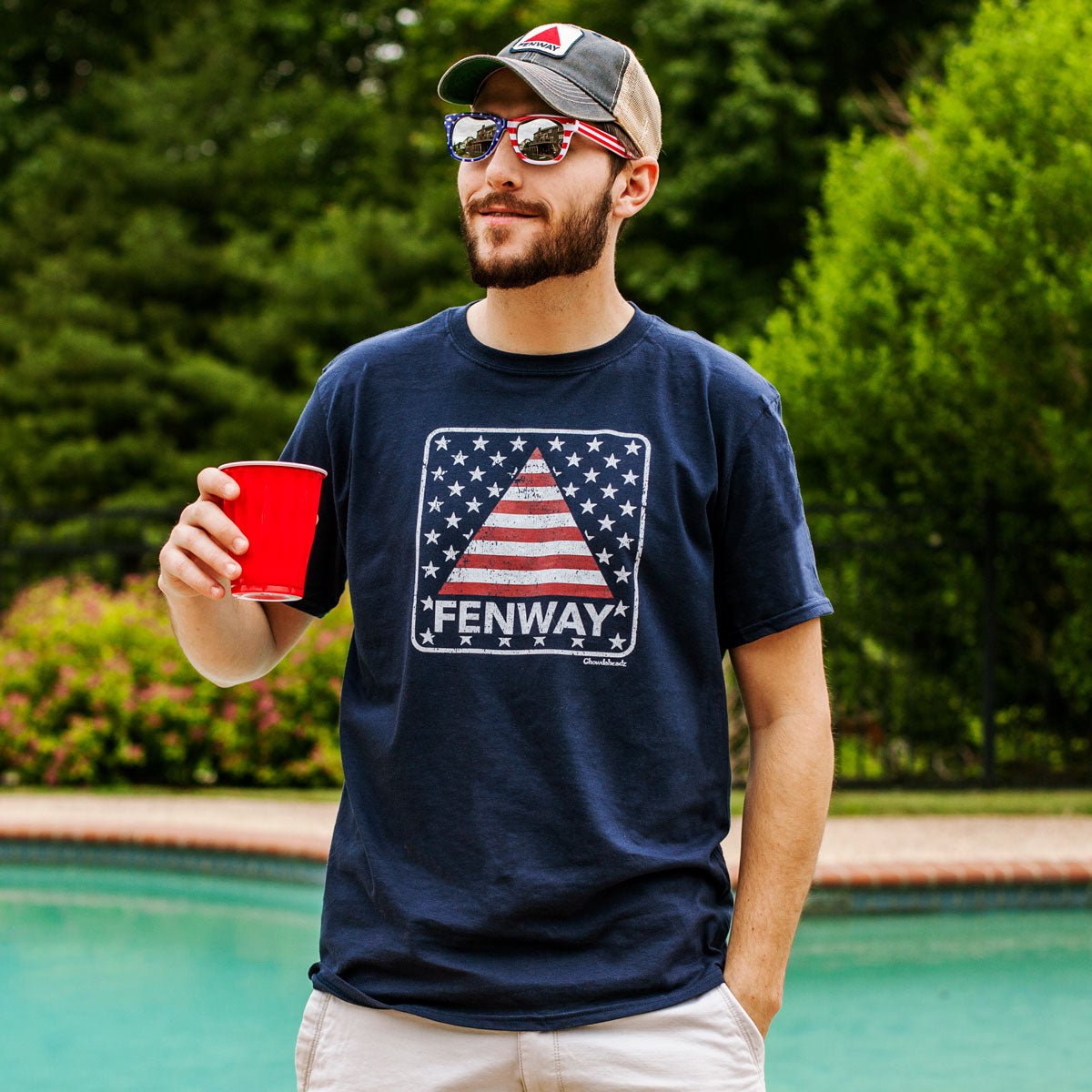 Fenway Stars & Stripes t-shirt in alternate colorway — Father’s Day Fenway gift