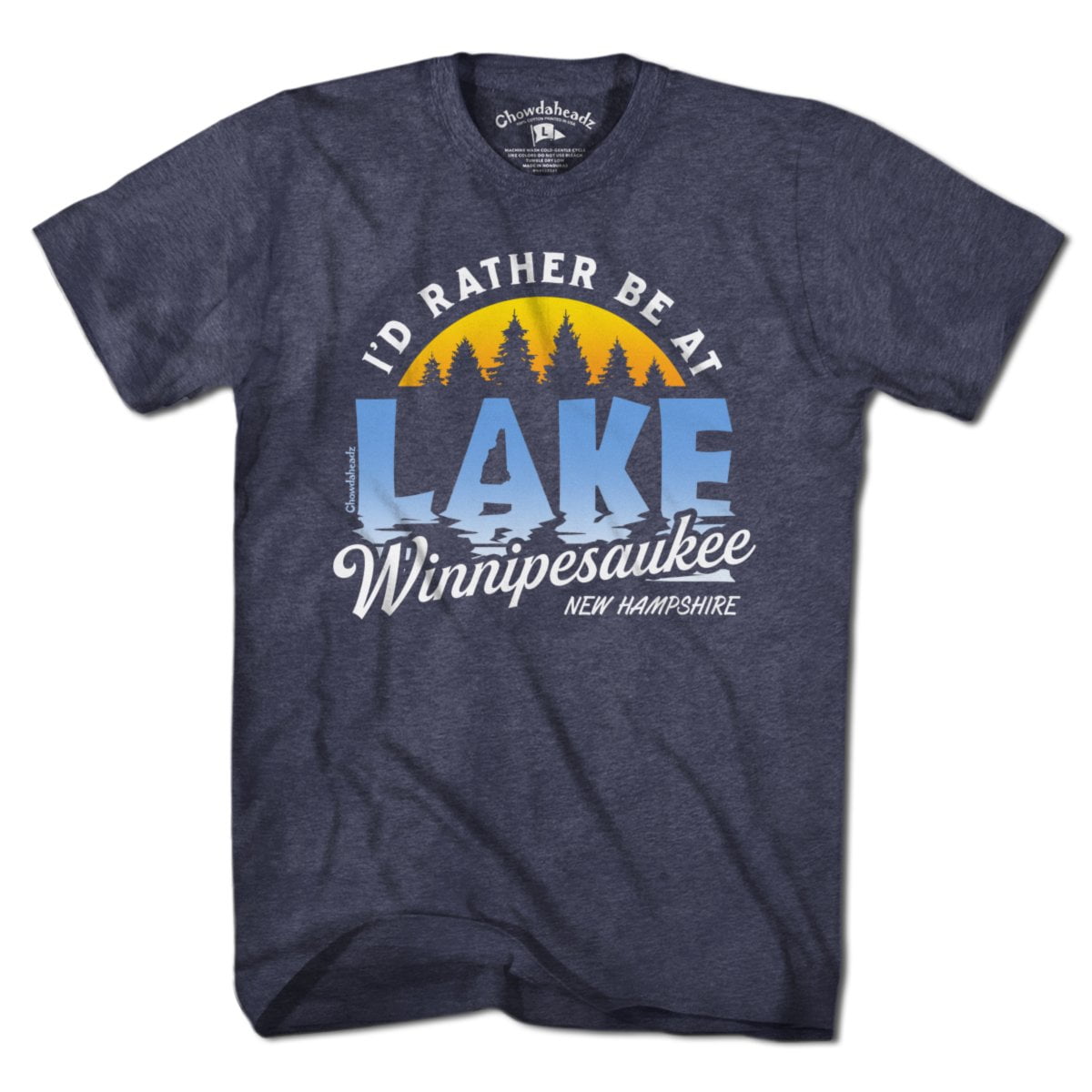 I'd Rather Be at Lake Winnipesaukee T-Shirt - Chowdaheadz