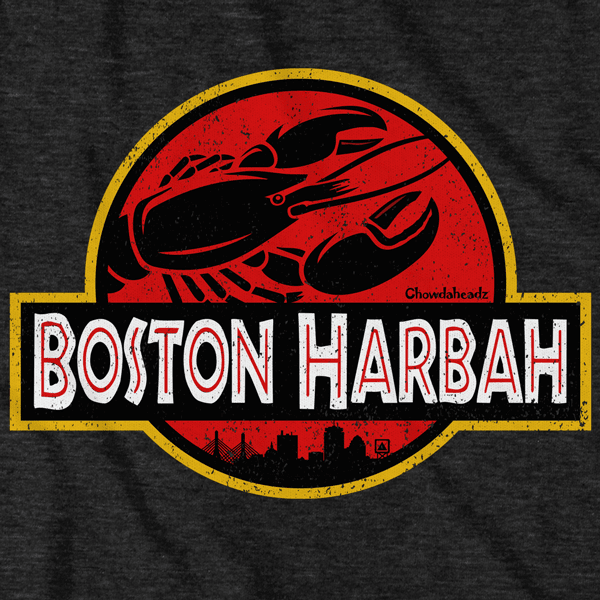 Boston Harbah Lobstah T-Shirt - Chowdaheadz