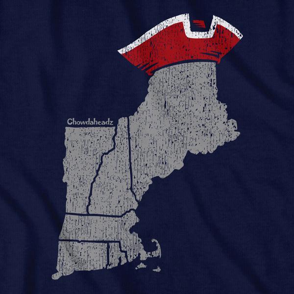 Patriotic New England T-Shirt - Chowdaheadz