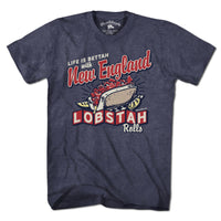 New England Lobstah Rolls T-shirt - Chowdaheadz