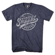 Wicked Smaaht Boston Skyline T-Shirt - Chowdaheadz