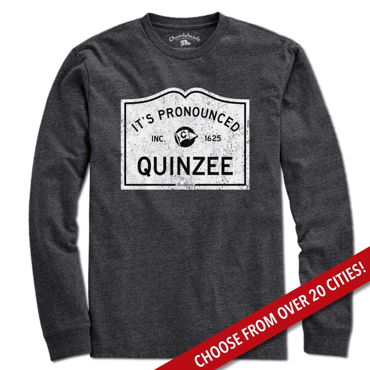 It's Pronounced... City Sign T-Shirt - Chowdaheadz