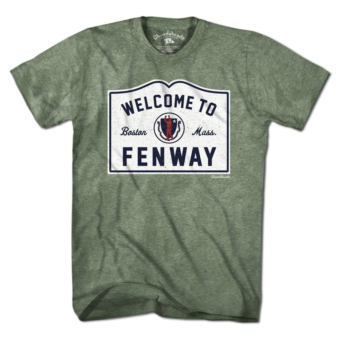 Chowdaheadz-T-Shirts Welcome to Fenway Sign T-Shirt