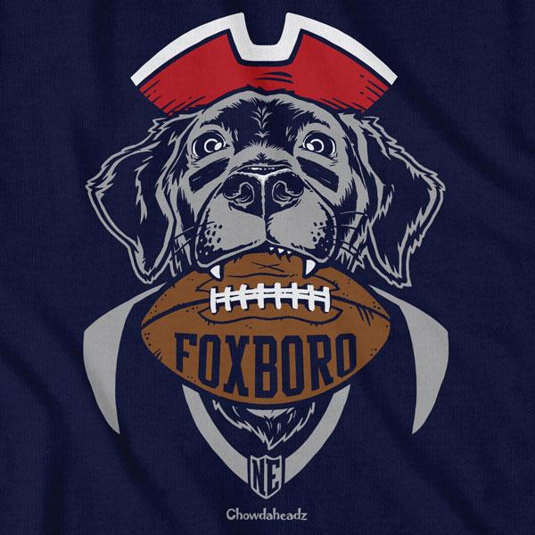 Foxboro Football Dog T-Shirt - Chowdaheadz