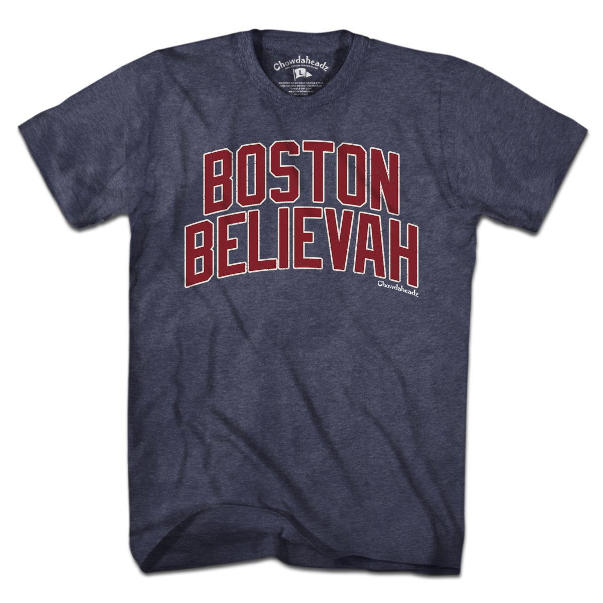 Boston Believah Baseball T-Shirt - Chowdaheadz