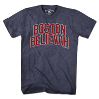 Boston Believah Baseball T-Shirt - Chowdaheadz