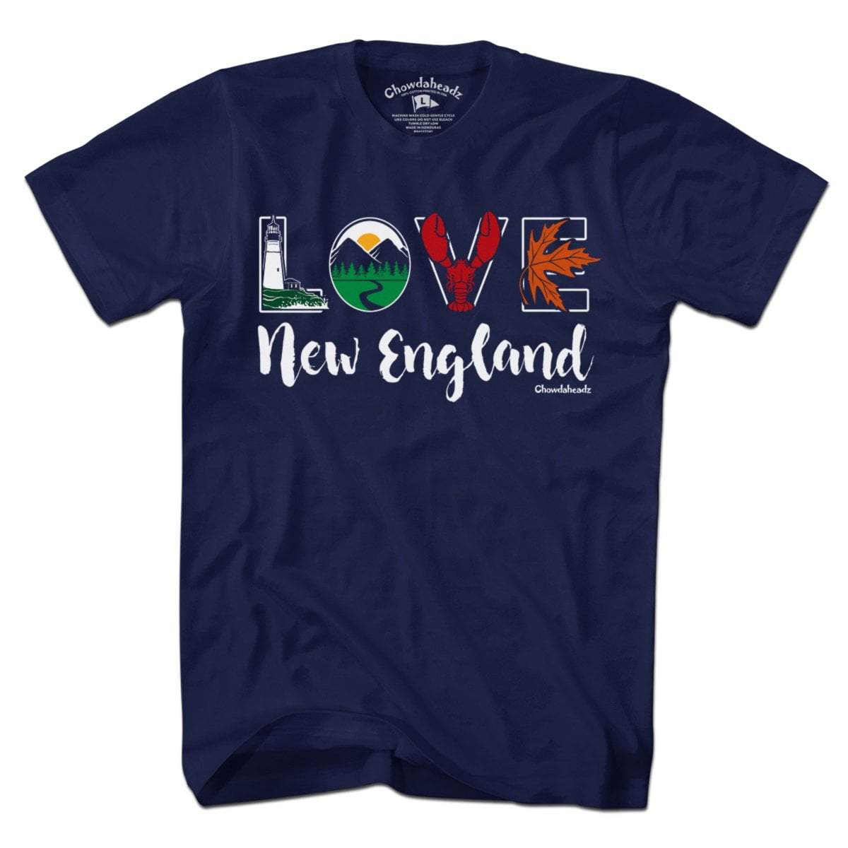 Lifestyle Love New England T-Shirt - Chowdaheadz